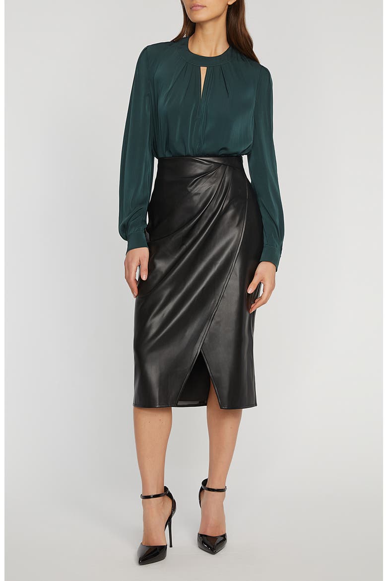 The Bethany Stretch Silk Blouse, Alternate, color, JUNIPER