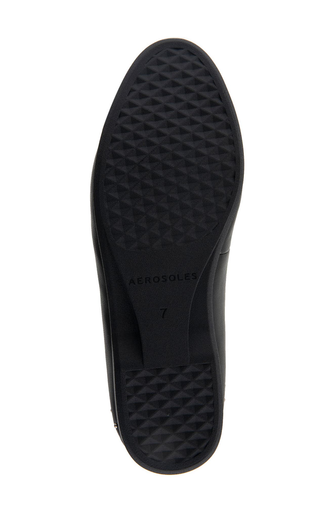 Aerosoles Beatrix Two-Tone Stud Loafer, Alternate, color, Black Combo