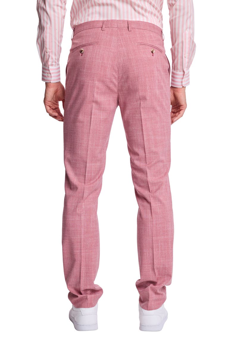 Downing Slim Fit Dress Pants, Alternate, color, PINK QUARTZ