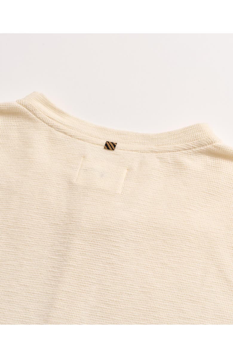 Billy Reid Slub Tuck Henley, Alternate, color, Tinted White