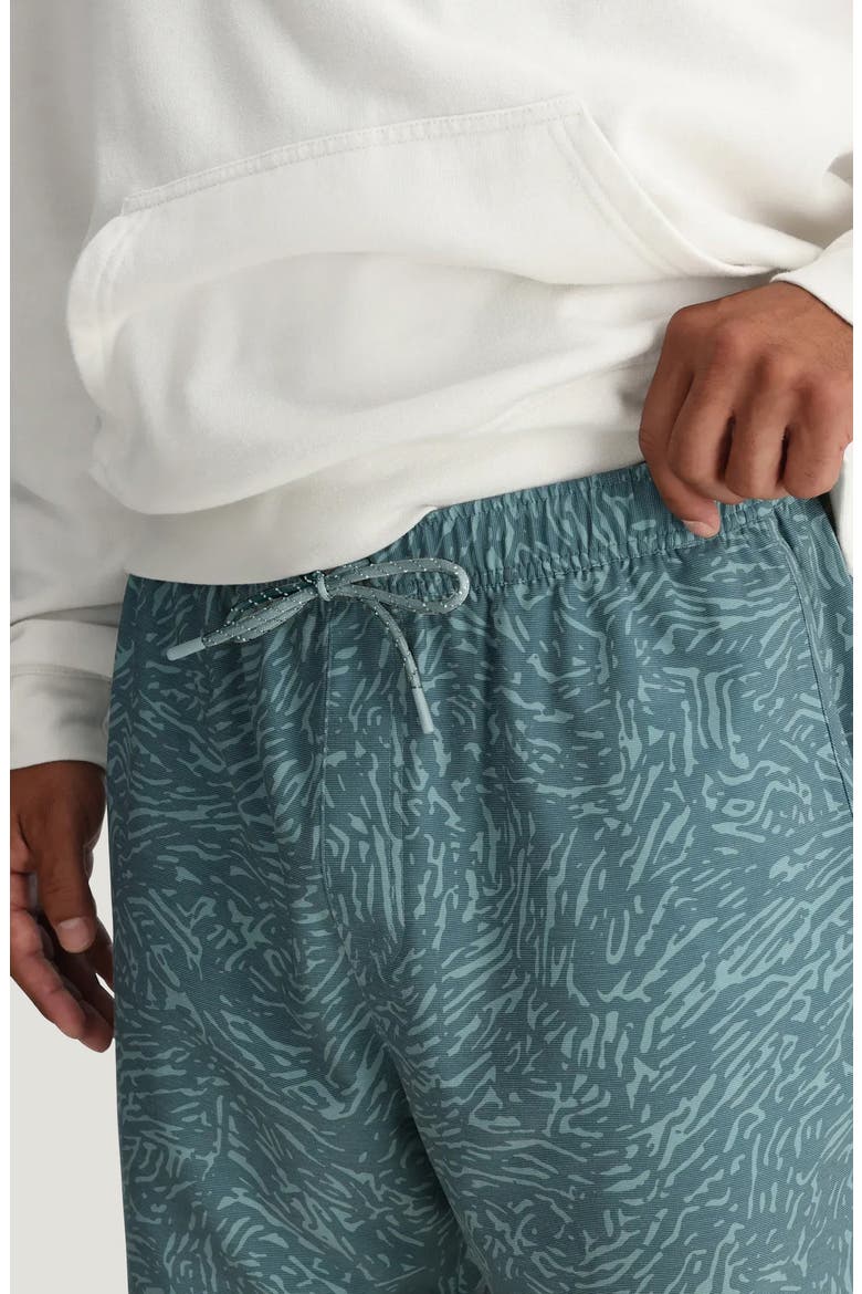 Reverb Water Resistant Hybrid Performance Shorts, Alternate, color, TIDAL FLOW PRINT STORMY SEA