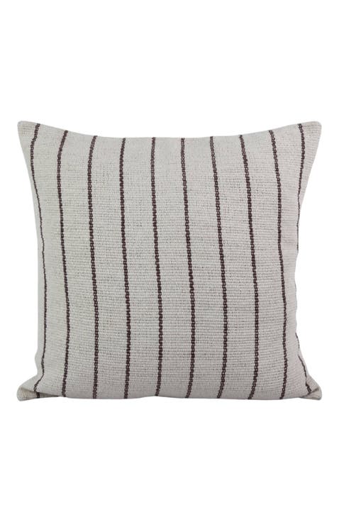 Cotton Striped Pillow - Cover