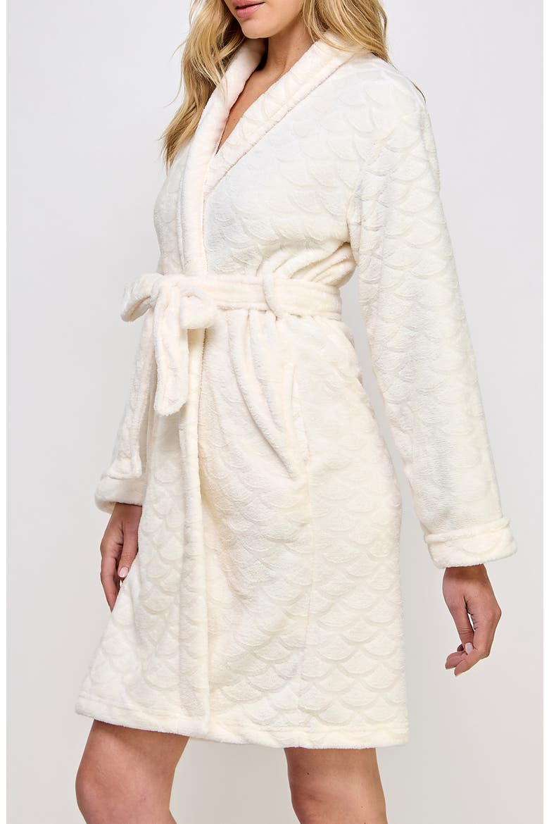 Ariel Fleece Robe, Alternate, color, CREAM