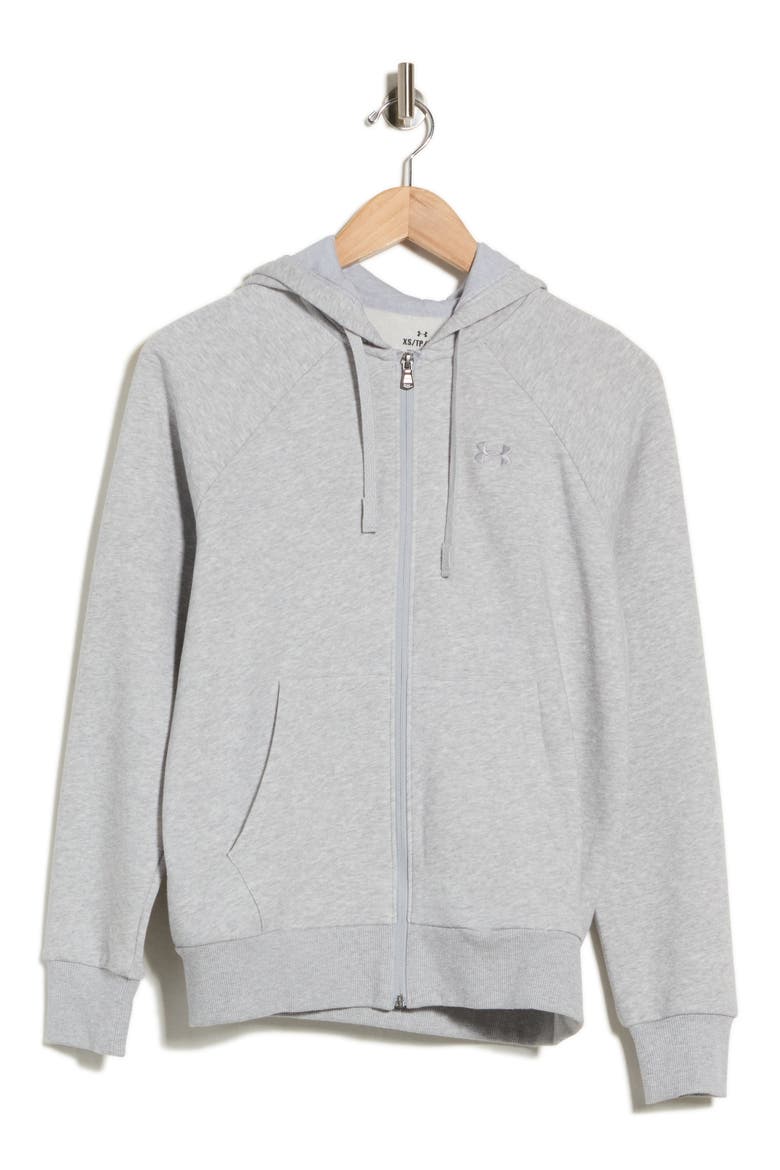 Rival Fleece Full Zip Hoodie, Alternate, color, MOD GRAY LIGHT HEATHER