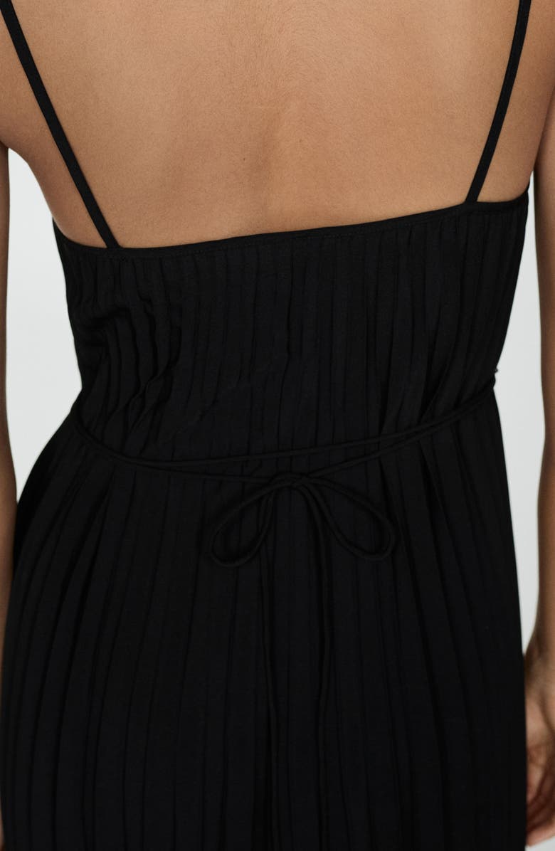 MANGO Pleated Midi Dress, Alternate, color,