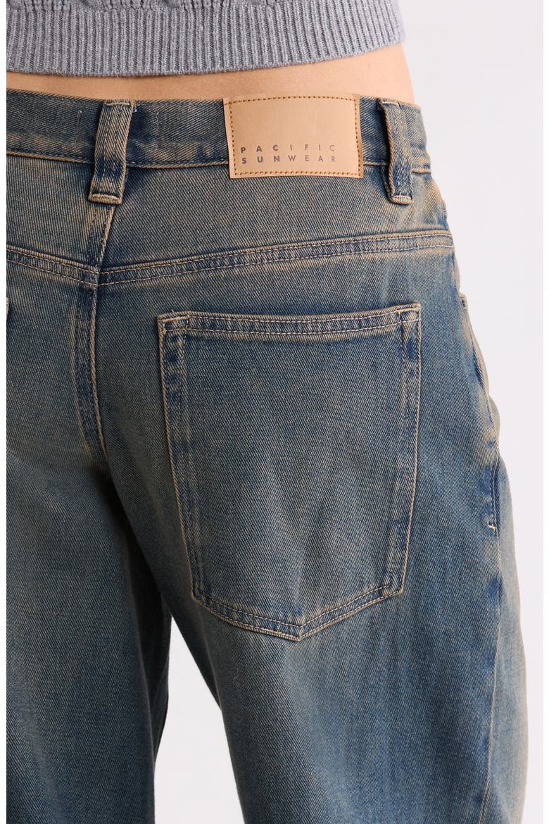 Sloane Ultra Baggy Del Mar Wide Leg Jeans, Alternate, color, DARK INDIGO