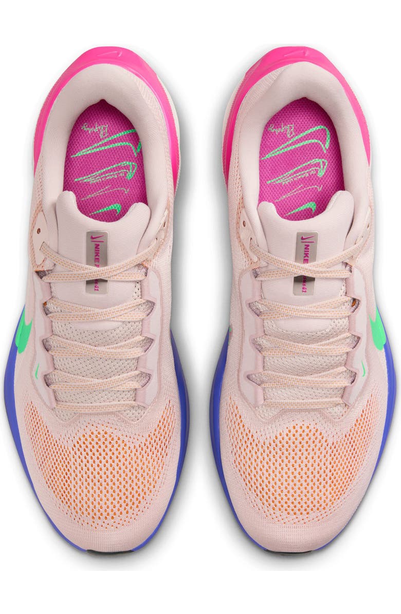 Nike Air Zoom Pegasus 41 EK Eliud Kipchoge Limited Edition Running Shoe, Alternate, color, Dust Red/ Green Shock