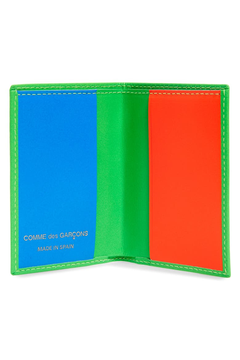 Super Fluo Card Case, Alternate, color, GREEN