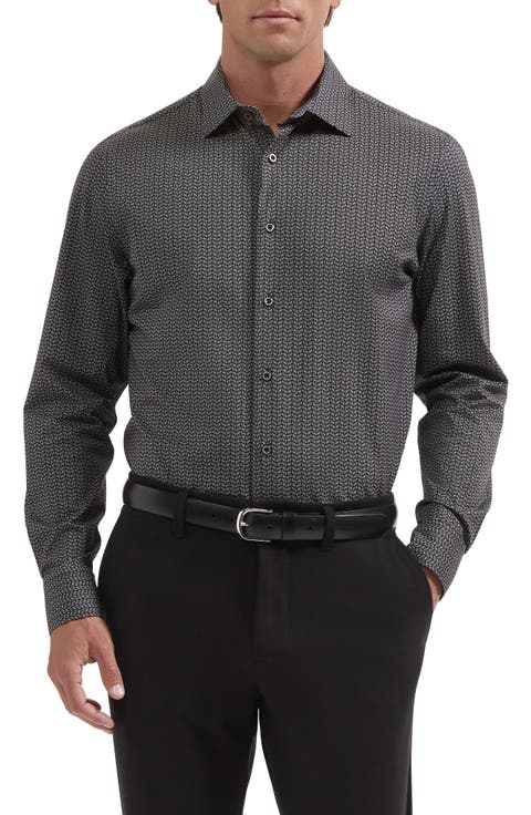 James OoohCotton® Print Button-Up Shirt