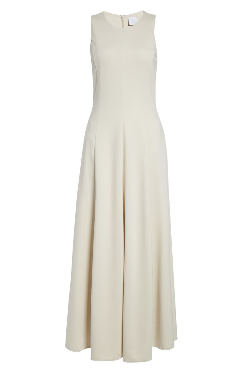 Eleventy Linen Blend Sleeveless Dress, Alternate, color, 00 Ivory