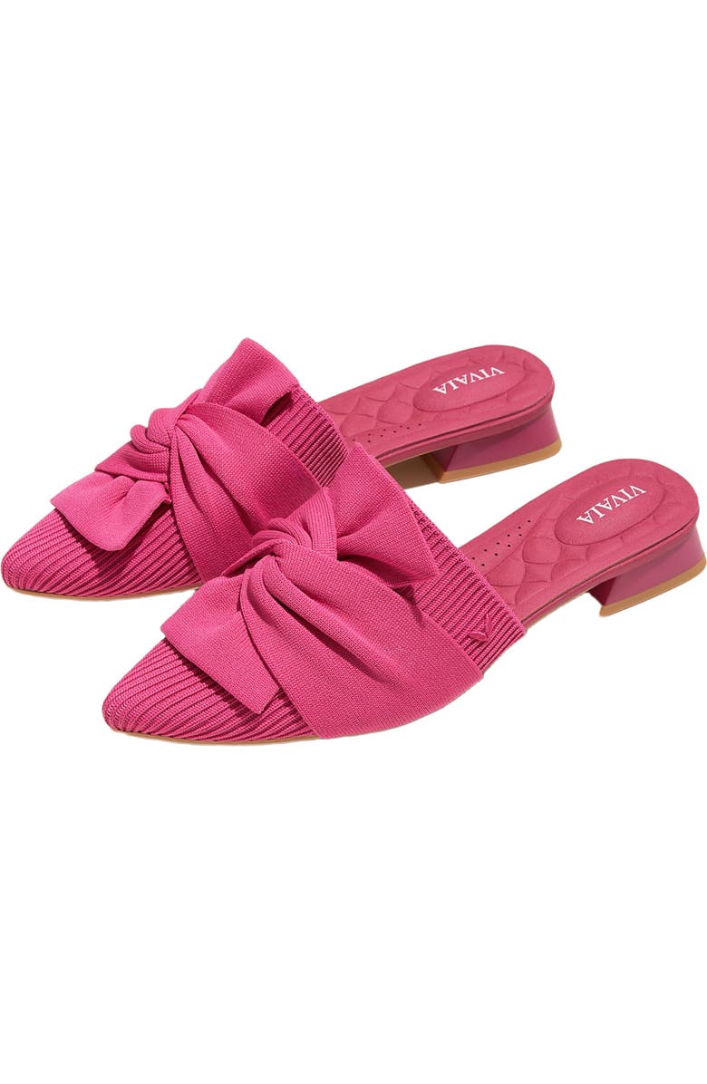 VIVAIA Pointed-Toe Knot Sandals, Alternate, color, Pitaya