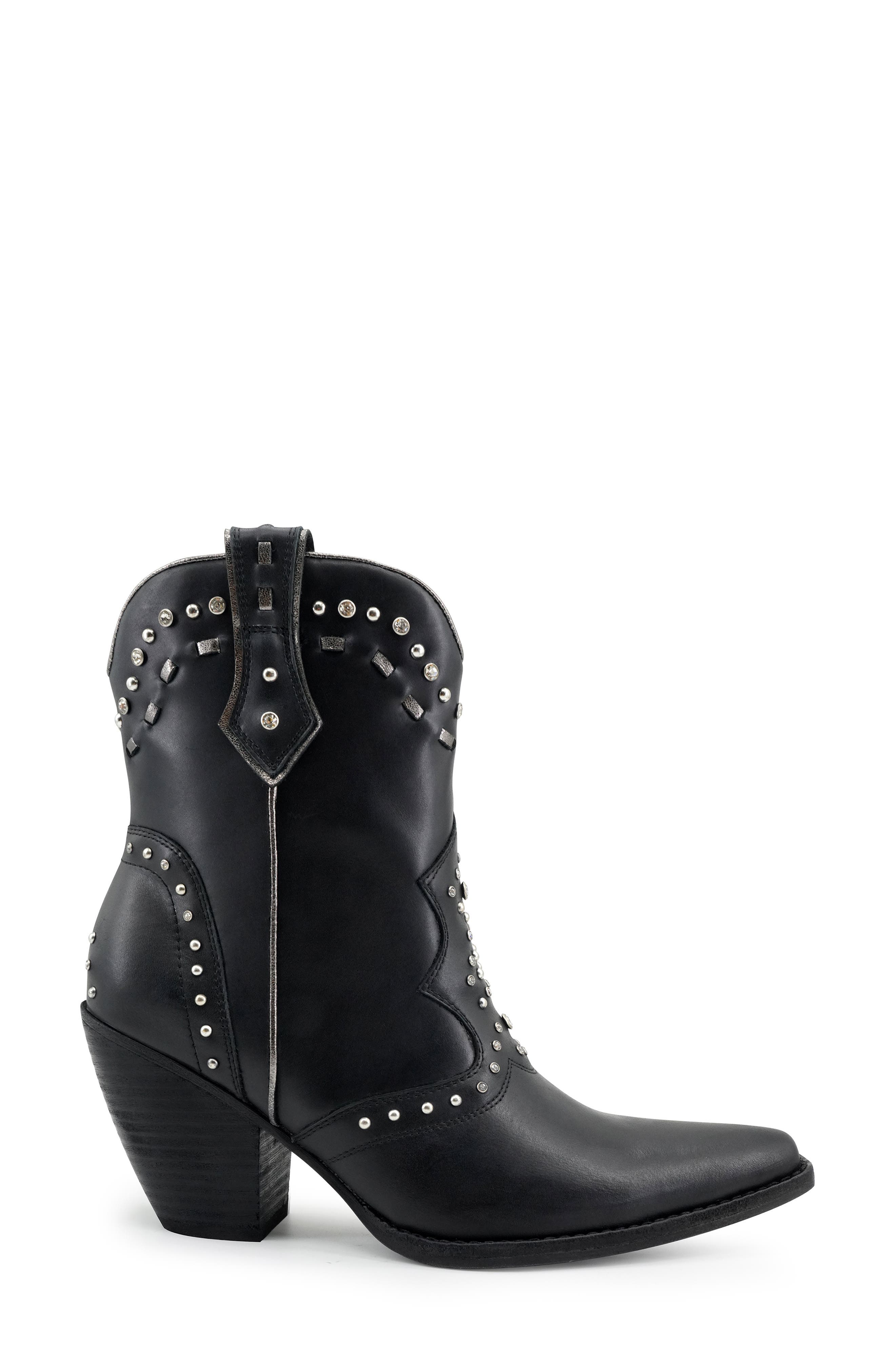 ZIGI Angola Studded Western Boot, Alternate, color, 