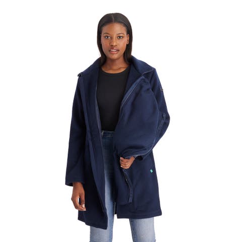 Modern Eternity Khloe 3-in-1 Wool-Blend Maternity Coat Semi-Fitted