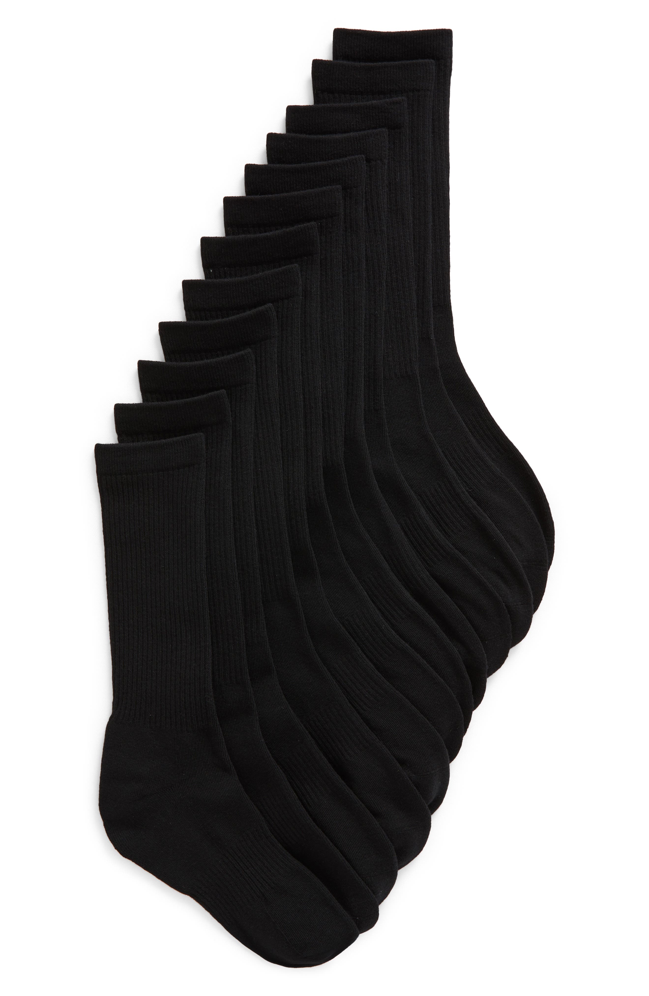 NORDSTROM RACK Everyday Cushioned 6-Pack Crew Socks