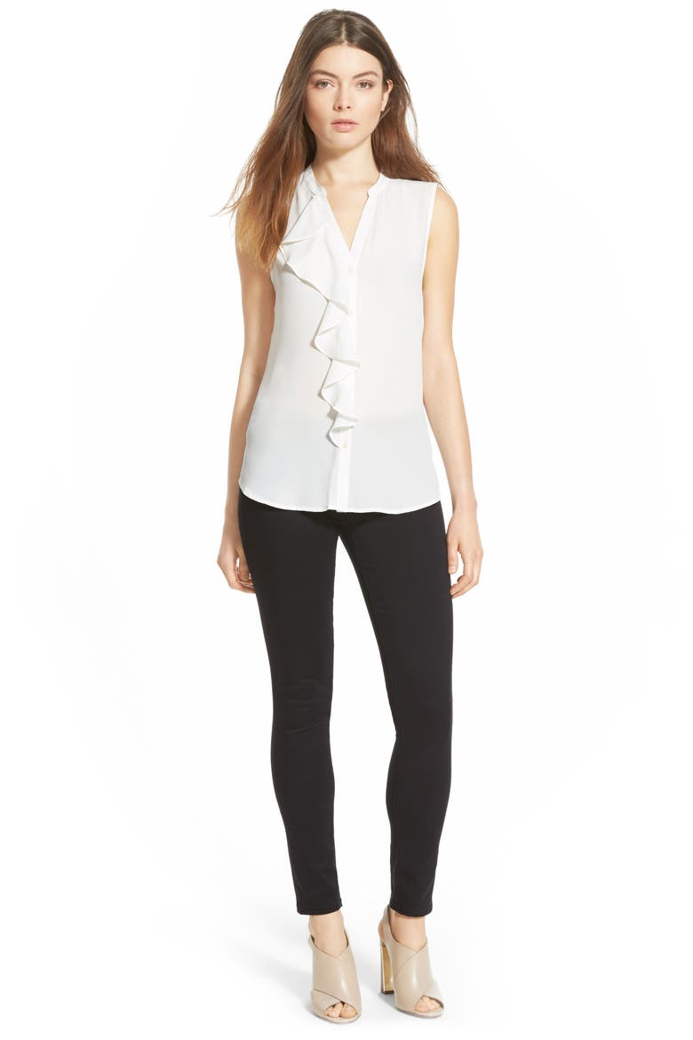 Transcend - Hoxton High Waist Ultra Skinny Stretch Jeans, Alternate, color, BLACK SHADOW