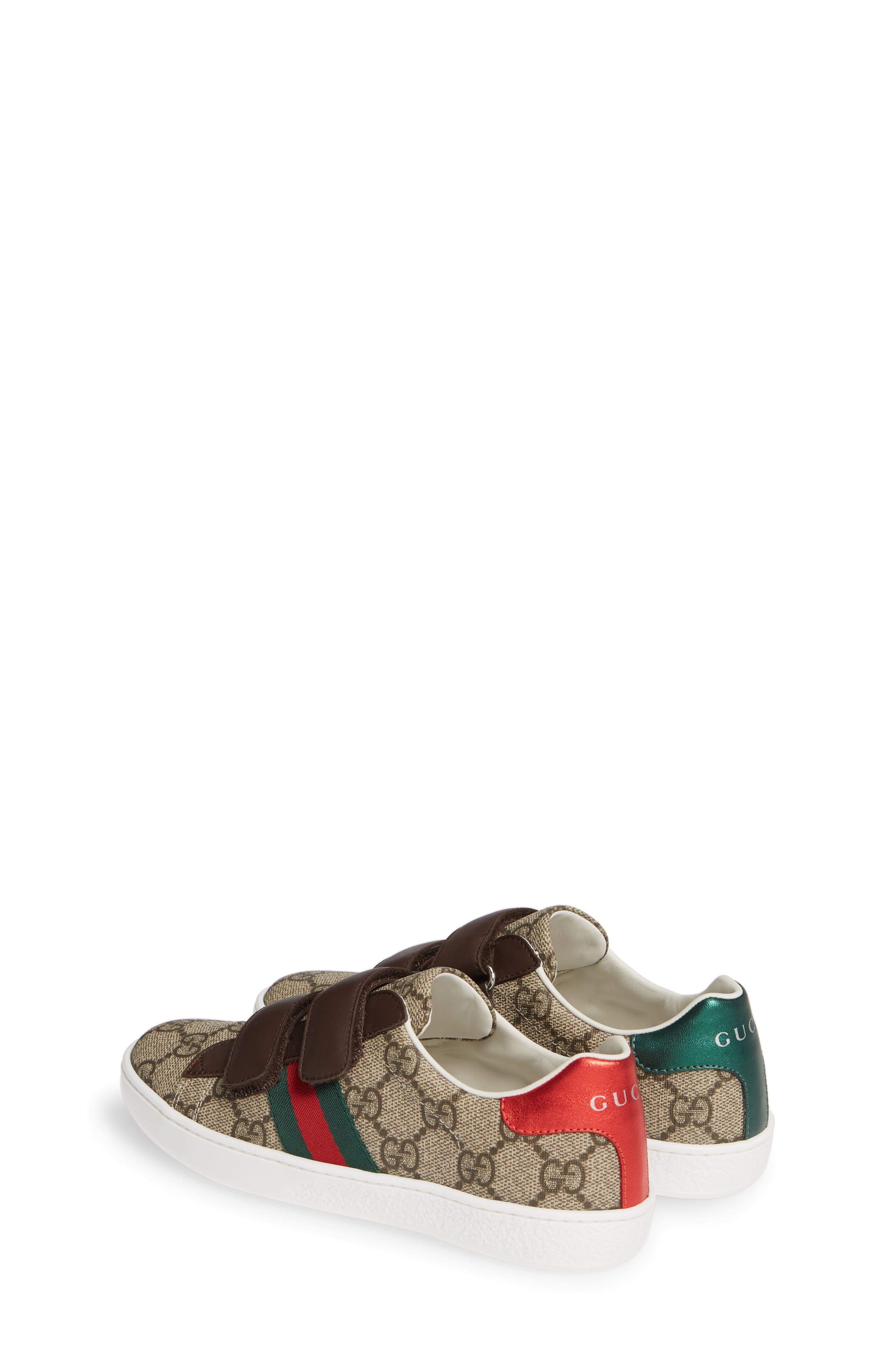New Ace GG Supreme Sneaker, Alternate, color, BEIGE