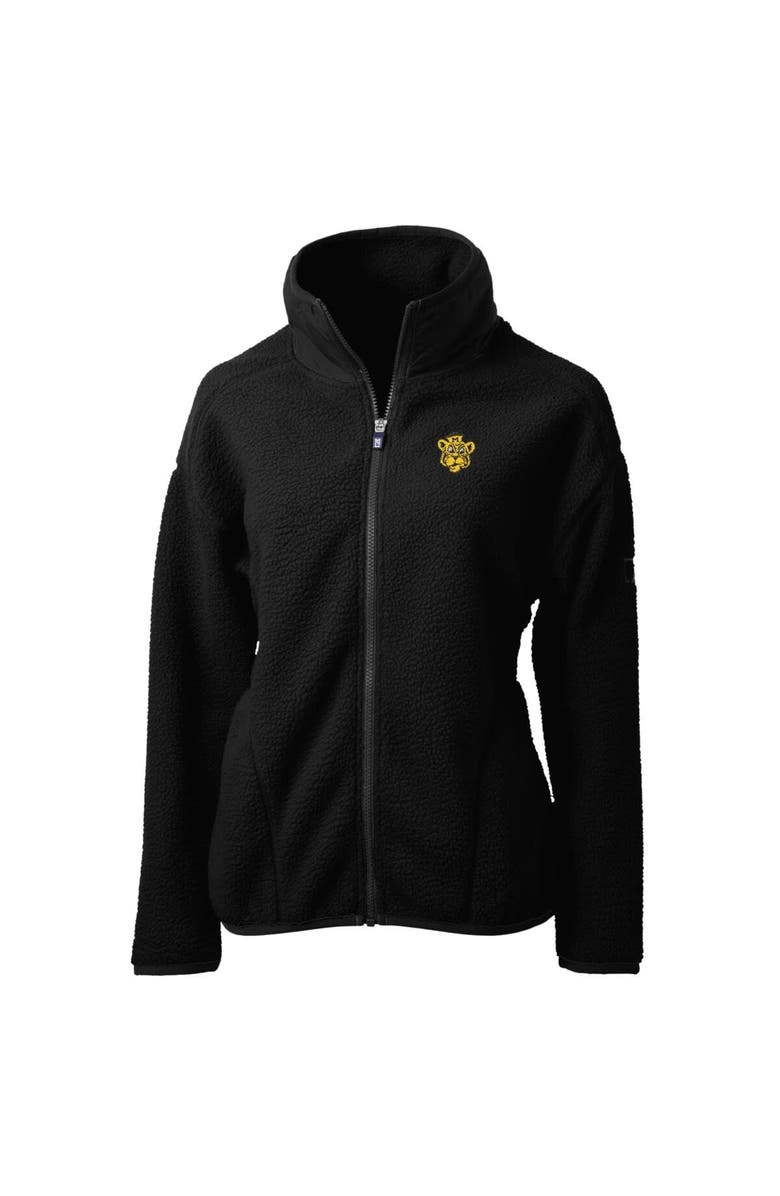 Cutter & Buck Women's Cutter & Buck Black Missouri Tigers Cascade Eco Sherpa Full-Zip Fleece Jacket, Alternate, color, 