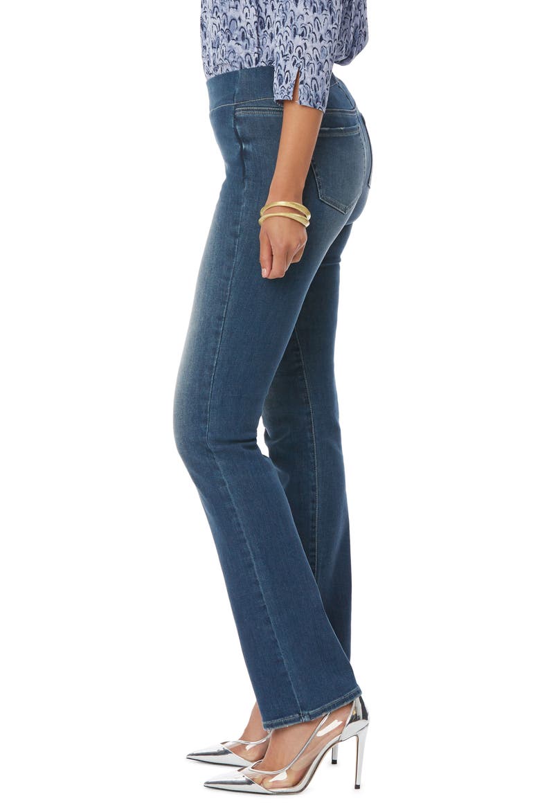 Pull-On Straight Leg Jeans, Alternate, color, CLEAN ENCHANTMENT