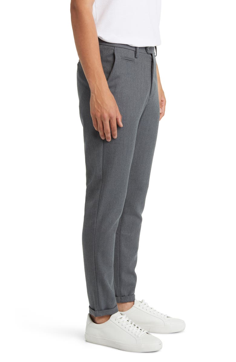 Les Deux Como Regular Fit Herringbone Suit Pants, Alternate, color, 