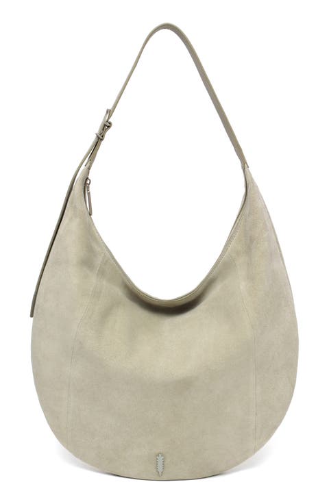 Oversize Wyatt Suede Hobo Bag