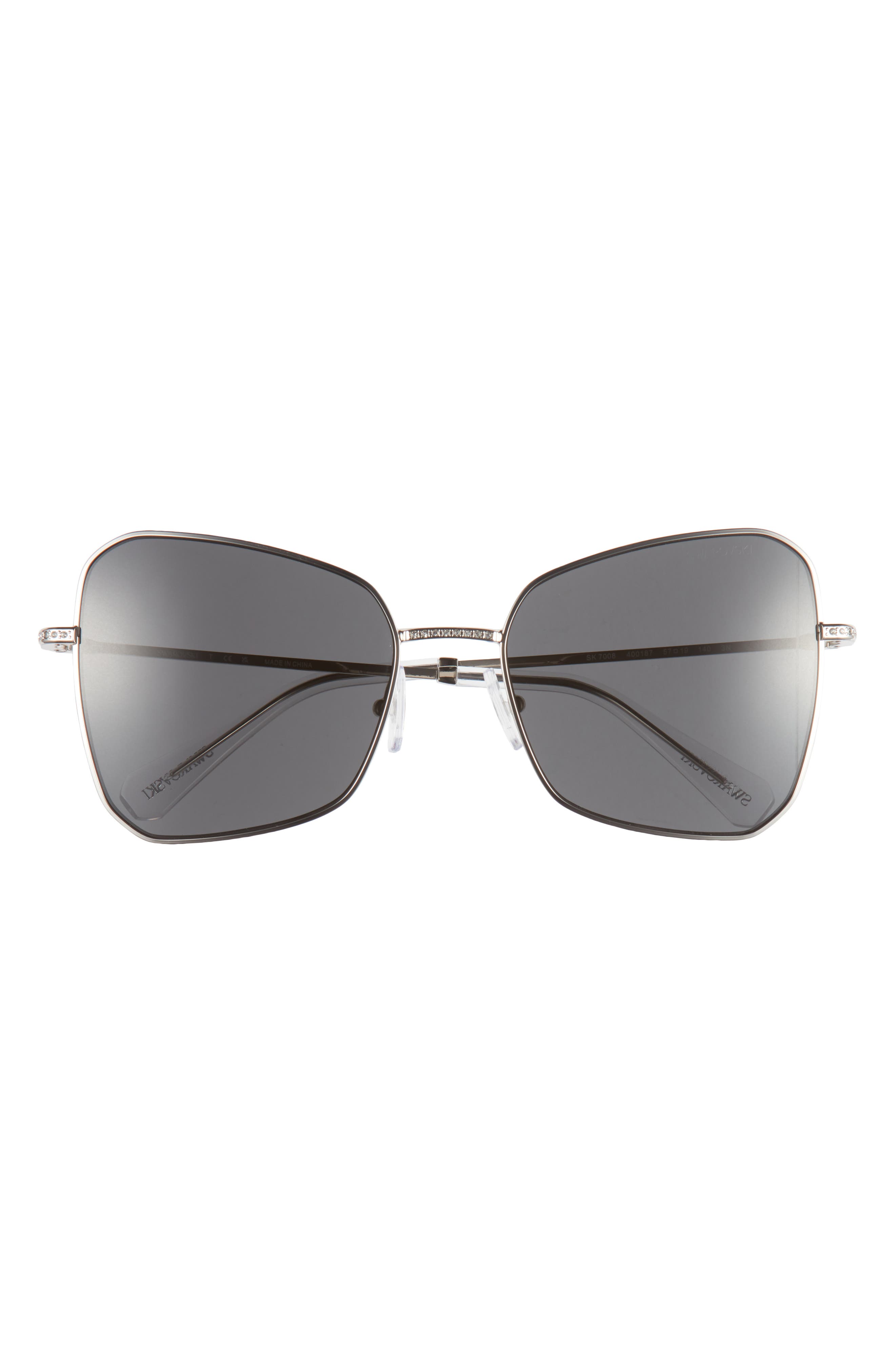 Swarovski 57mm Butterfly Sunglasses