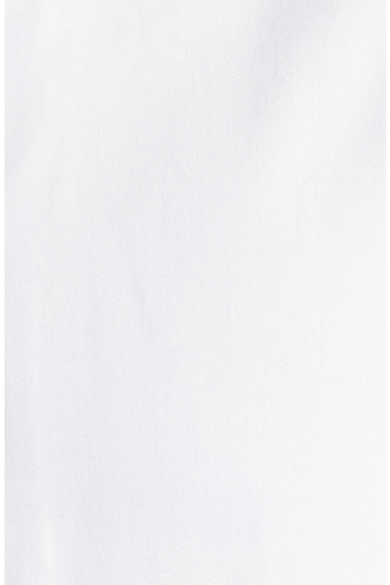 Modern Fit Flannel Dress Shirt, Alternate, color, WHITE