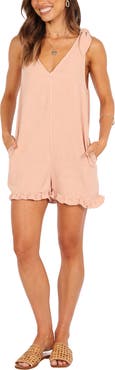 Petal & Pup Lorelai Sleeveless Linen Romper