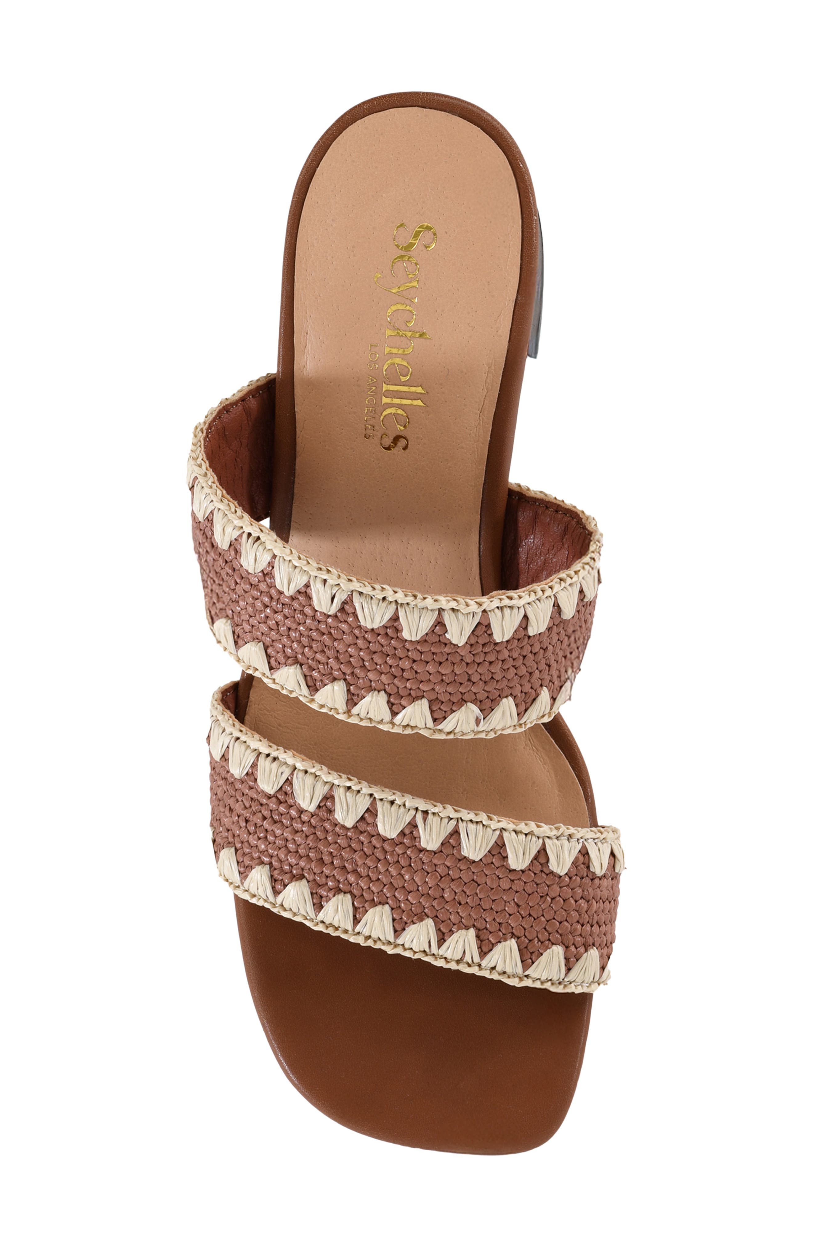 Hattie Two-Strap Sandal, Alternate, color, BROWN