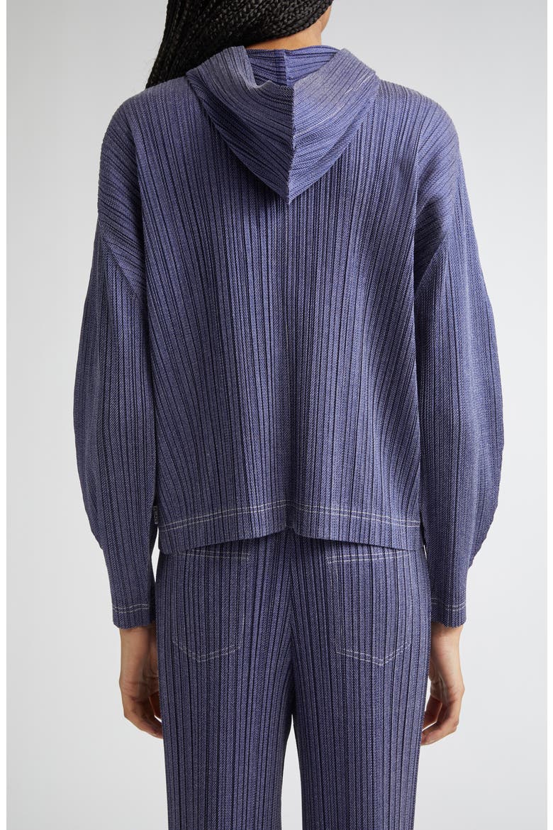 Trompe l'Oeil Pleated Full Zip Jacket (Women) | Nordstrom