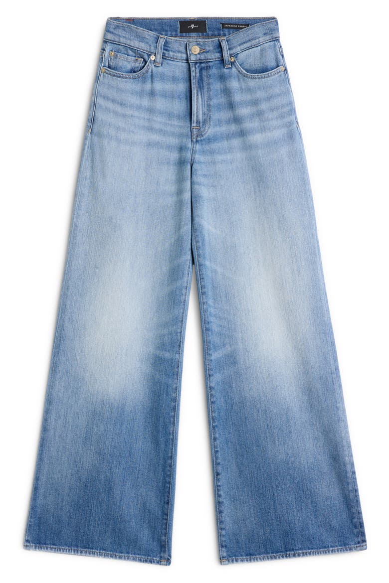 Lotta High Waist Wide Leg Jeans, Alternate, color, CHILL WAVE