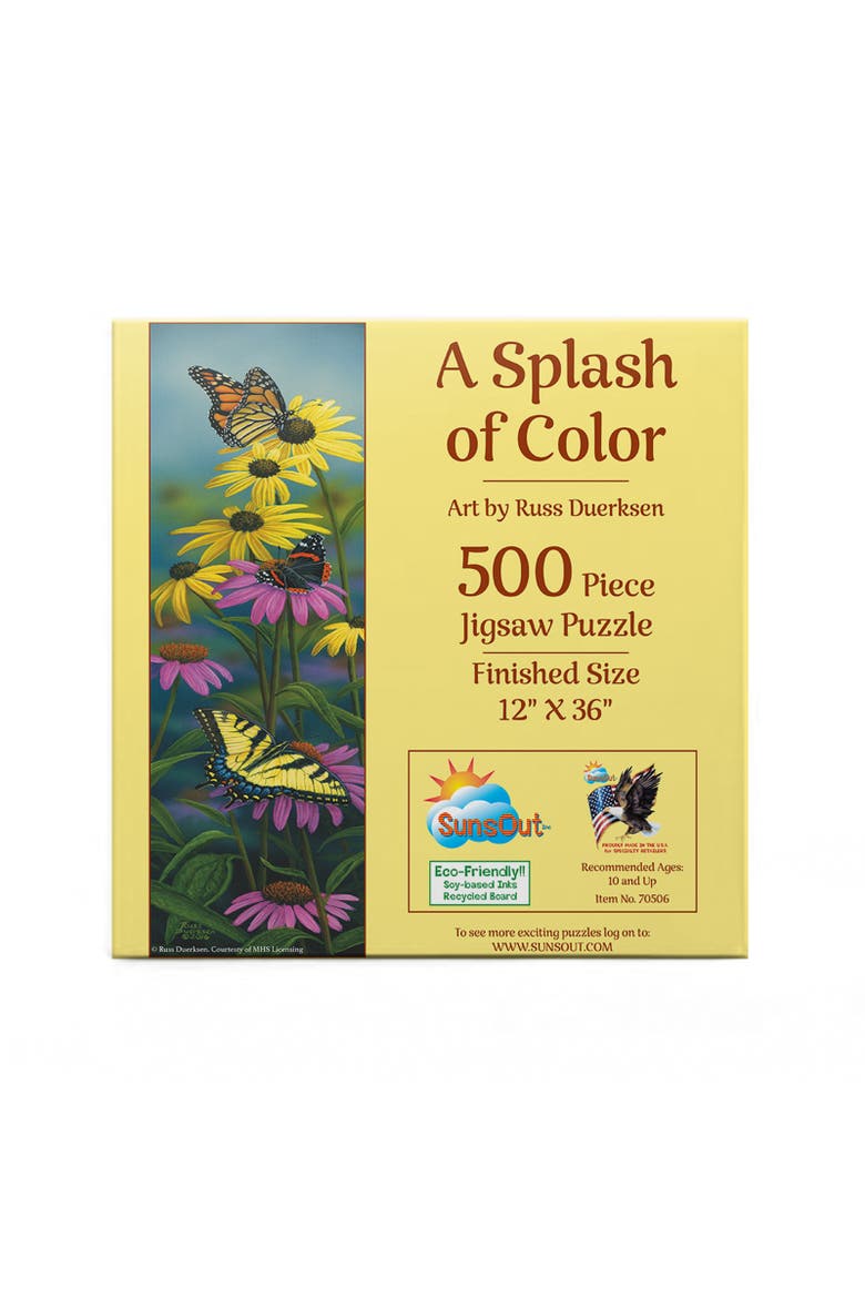 Splash of Color 500 piece Jigsaw Puzzle for Adults, Alternate, color, Multicolor