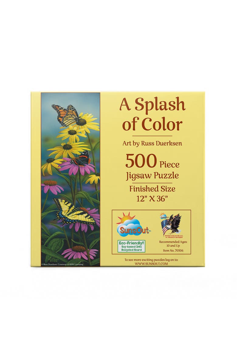 Sunsout Splash of Color 500 piece Jigsaw Puzzle for Adults, Alternate, color, Multicolor
