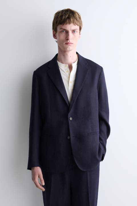 Single-breasted Linen Blazer