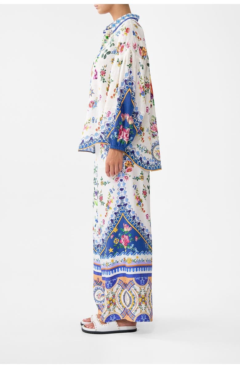 Camilla Balloon Sleeve Blouse Tiles Darls, Alternate, color, Tiles Darls