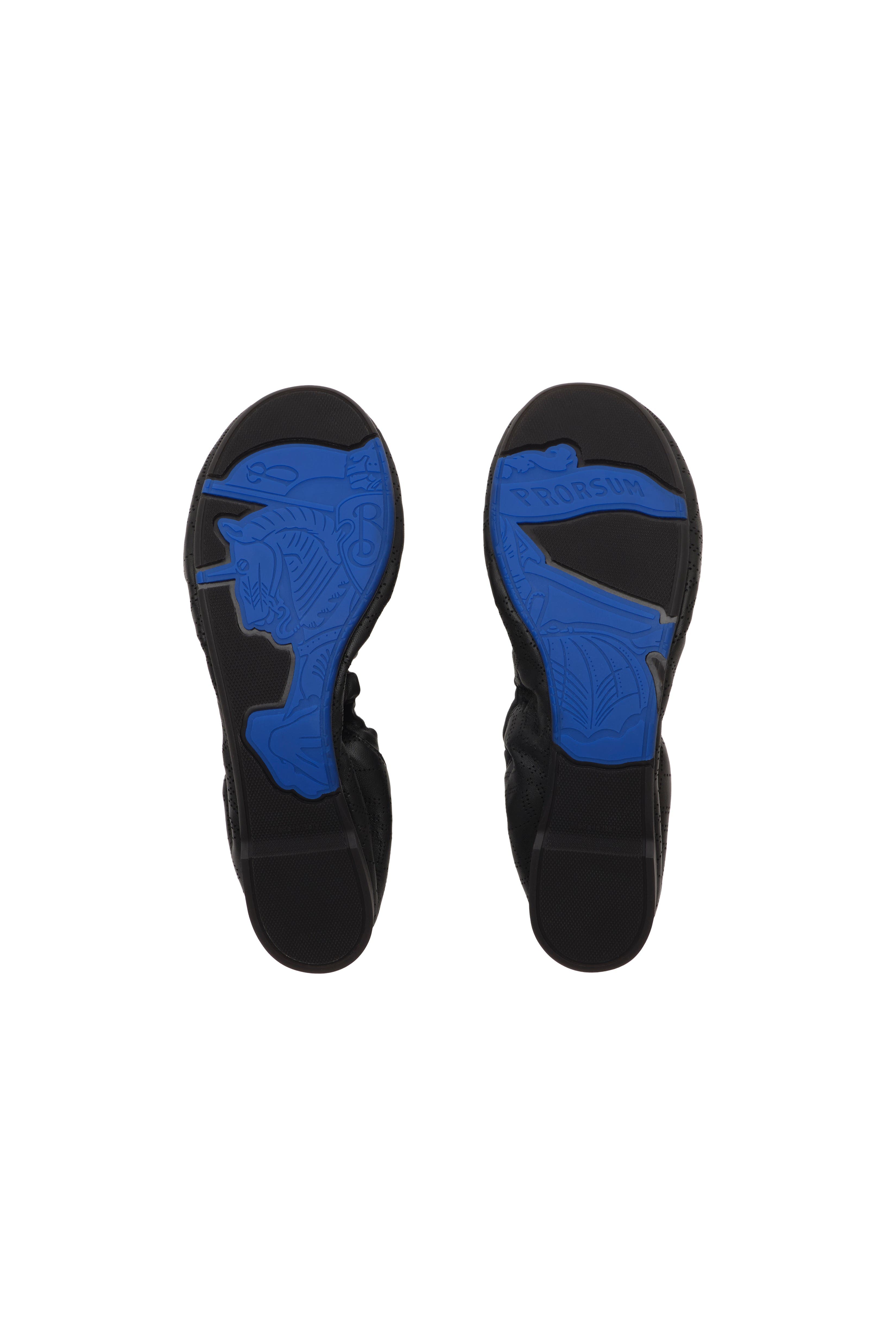 Burberry Check Leather Fawn Ballerinas, Alternate, color, Black