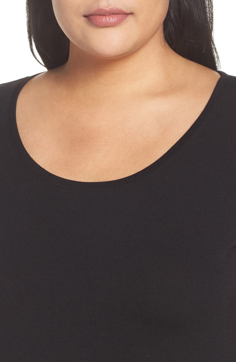 Sejour Stretch Scoop Neck Tee, Alternate, color, 