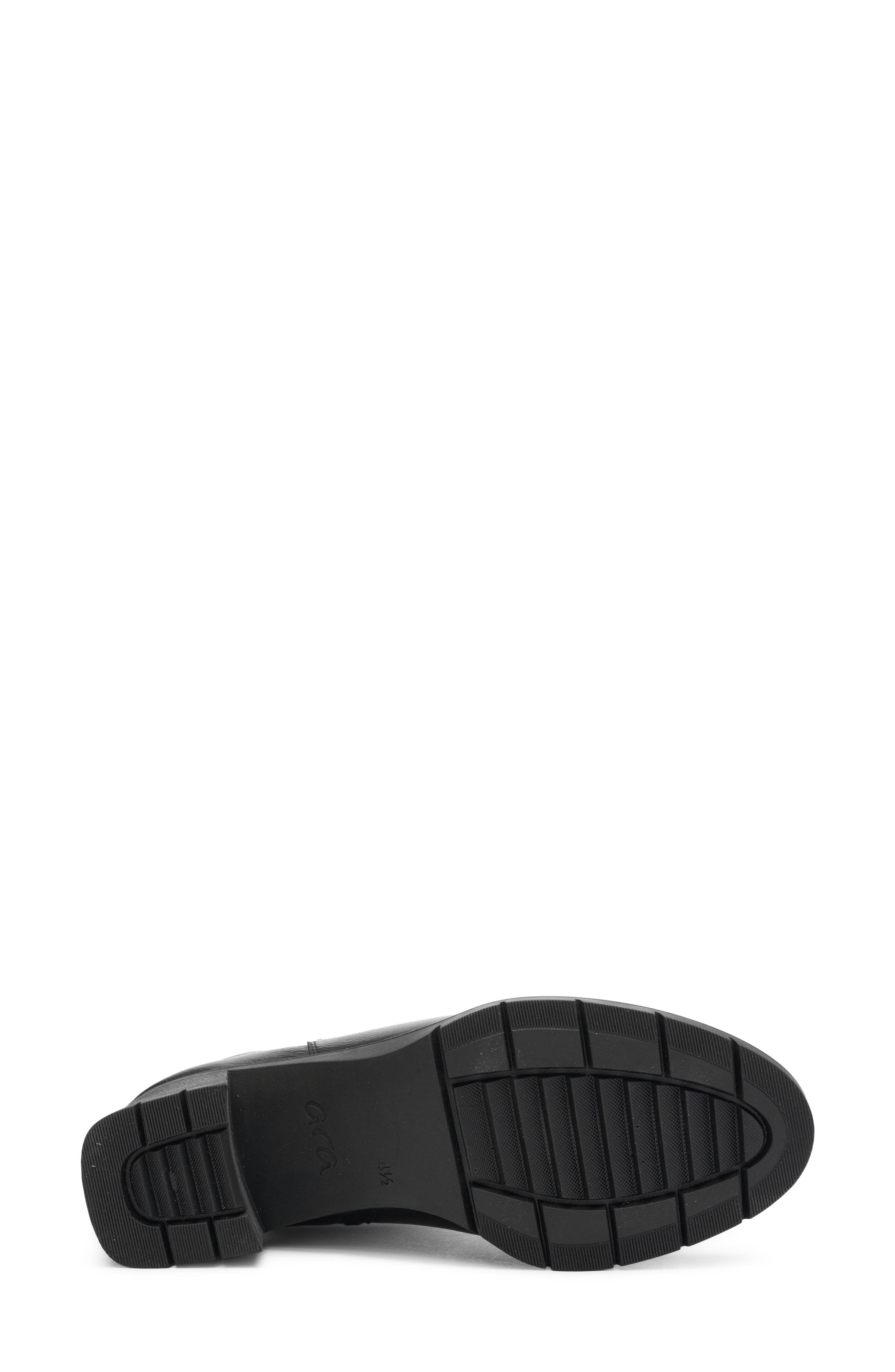 Plum Side Zip Bootie, Alternate, color, BLACK