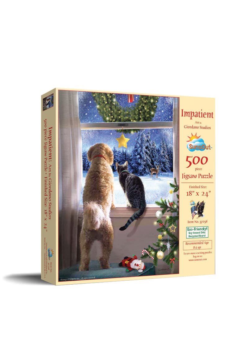 Impatient 500 piece Jigsaw Puzzle for Adults, Main, color, Multicolor