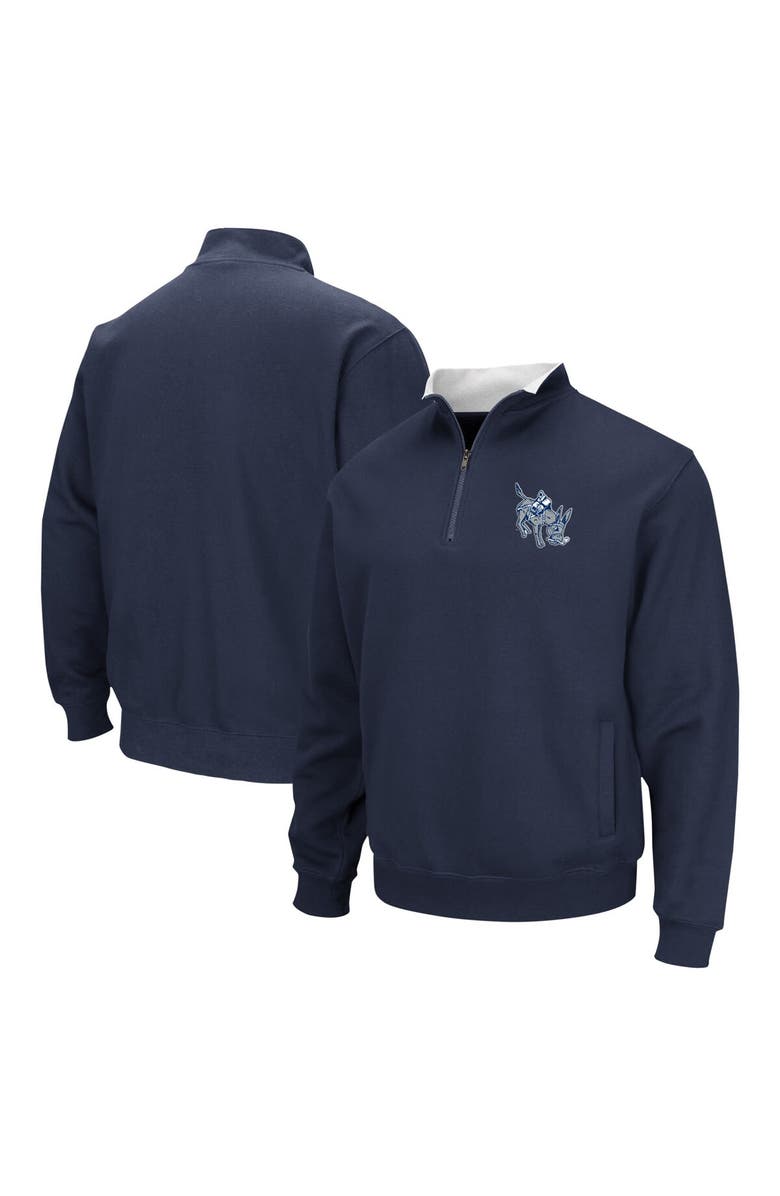 COLOSSEUM Men's Colosseum Navy Colorado School of Mines Orediggers Tortugas Quarter-Zip Top, Main, color, Navy