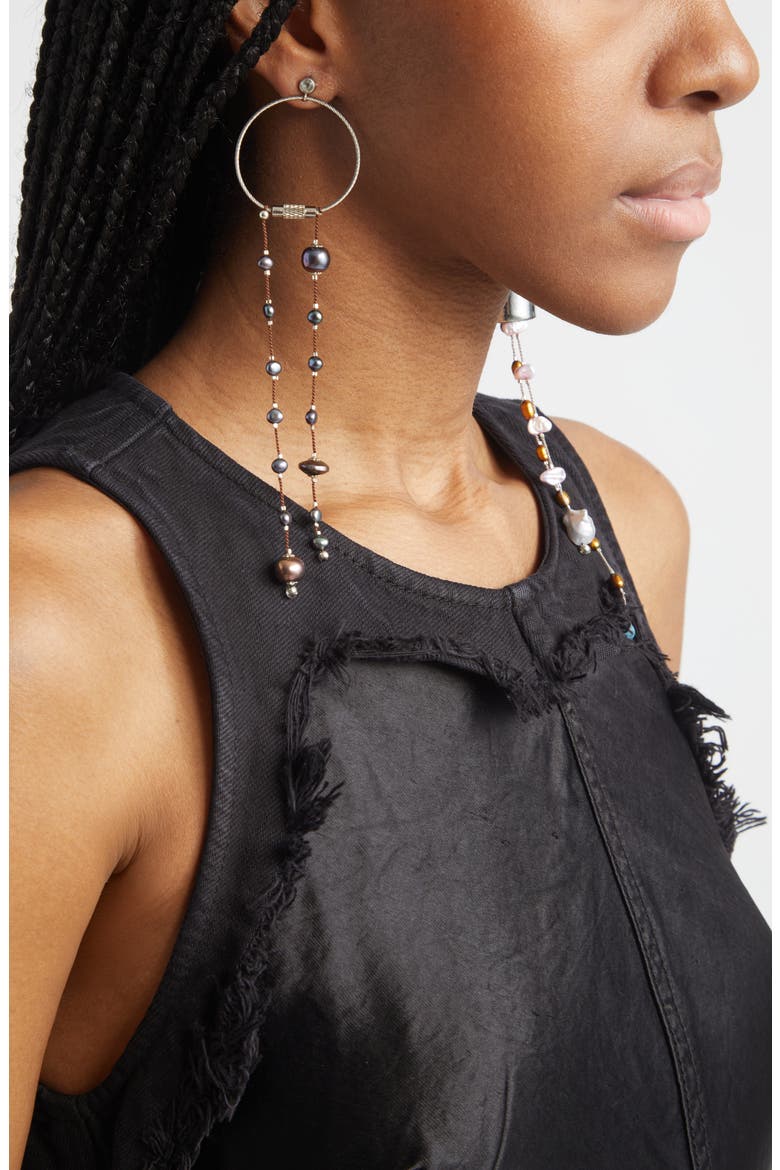 Sanctuary Mismatched Drop Earrings, Alternate, color, FATE
