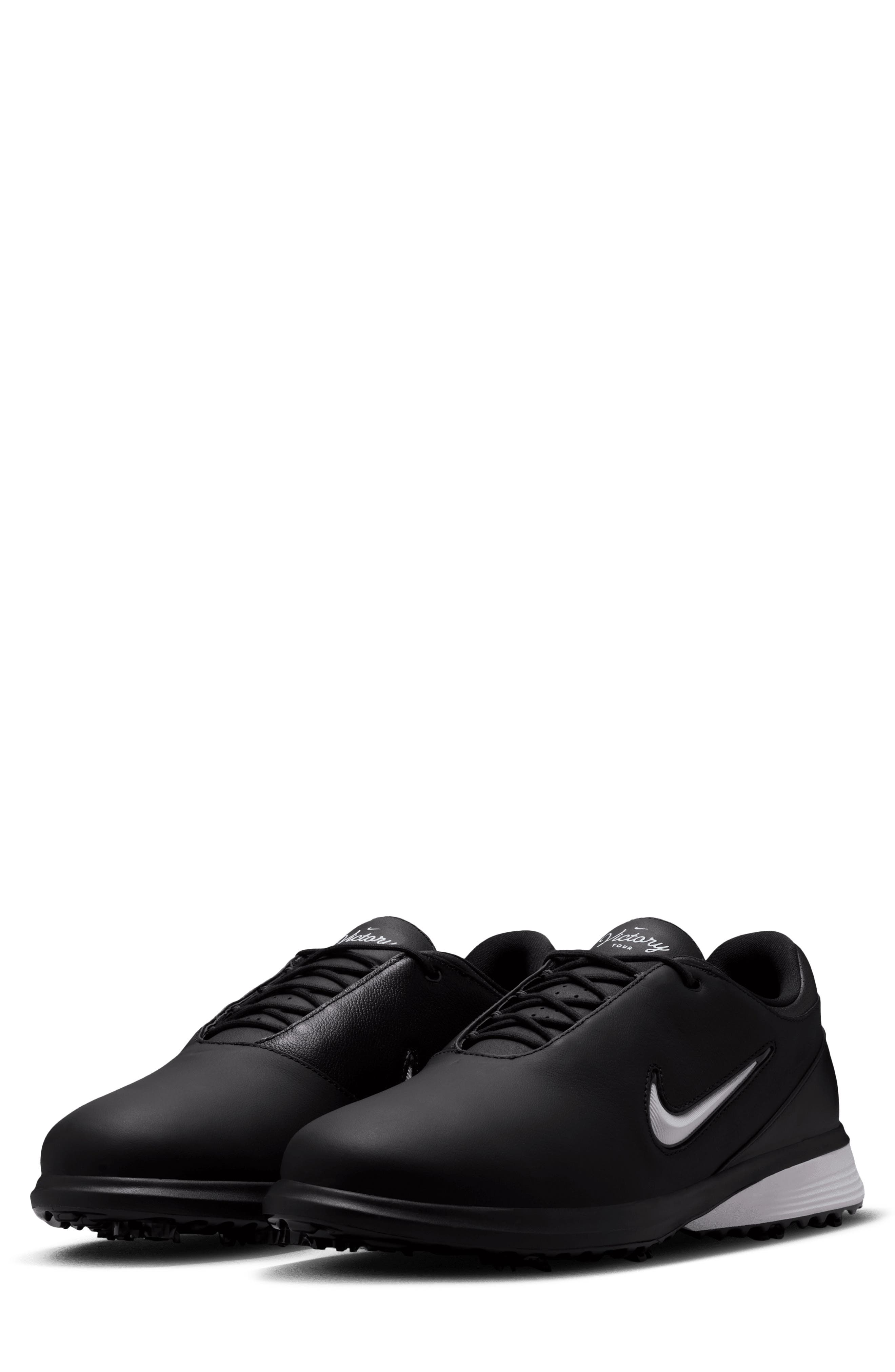 Victory Tour 4 Golf Shoe, Main, color, BLACK/ DARK SMOKE GREY/ WHITE