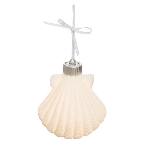 Fan Shells Light-Up LED Christmas Tree Ornament