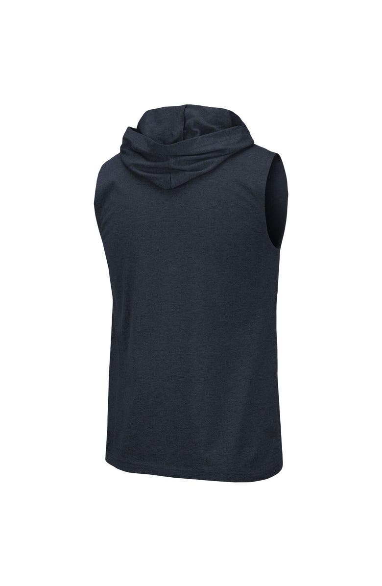 COLOSSEUM Men's Colosseum Navy Nebraska Huskers OHT Military Appreciation Americana Hoodie Sleeveless T-Shirt, Alternate, color,