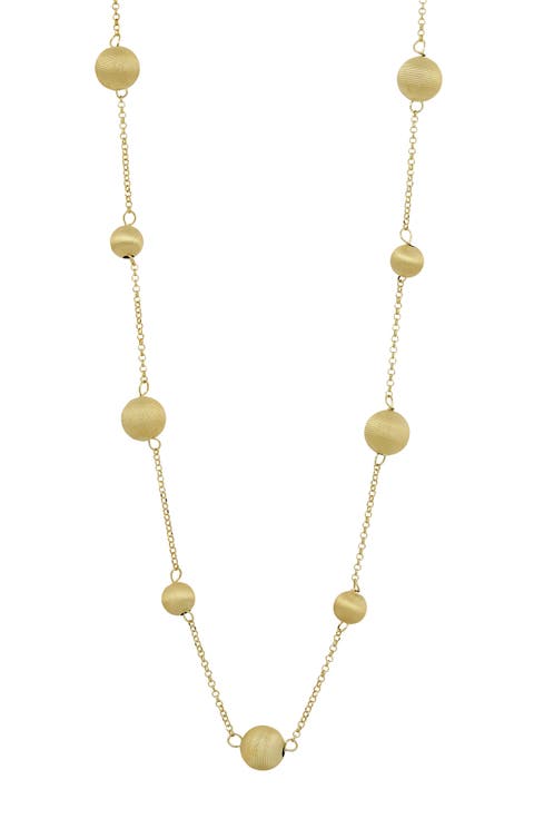 Satinato Station Necklace