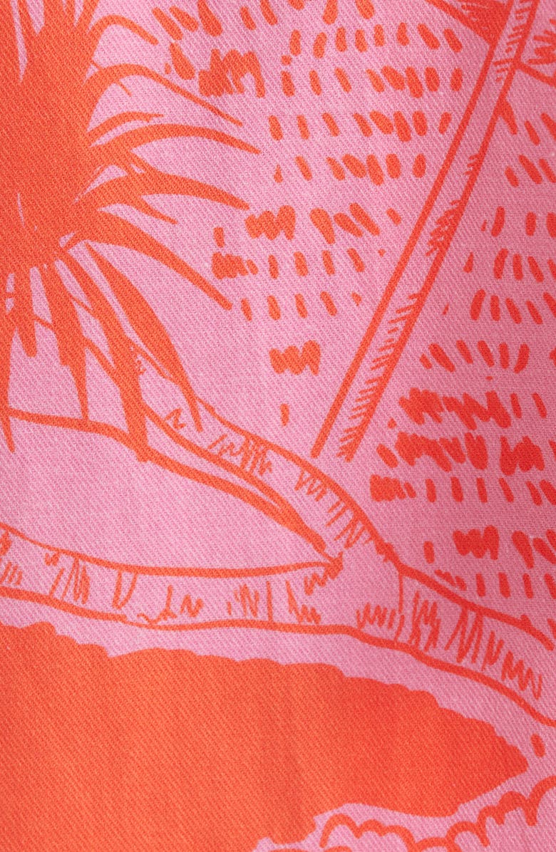 KILO BRAVA Print Cotton Maxi Robe, Alternate, color, 