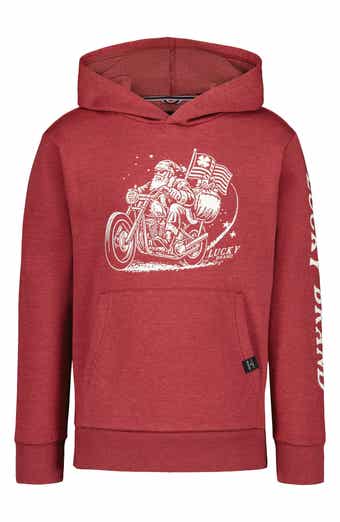 Kids' Bike Santa Graphic Hoodie