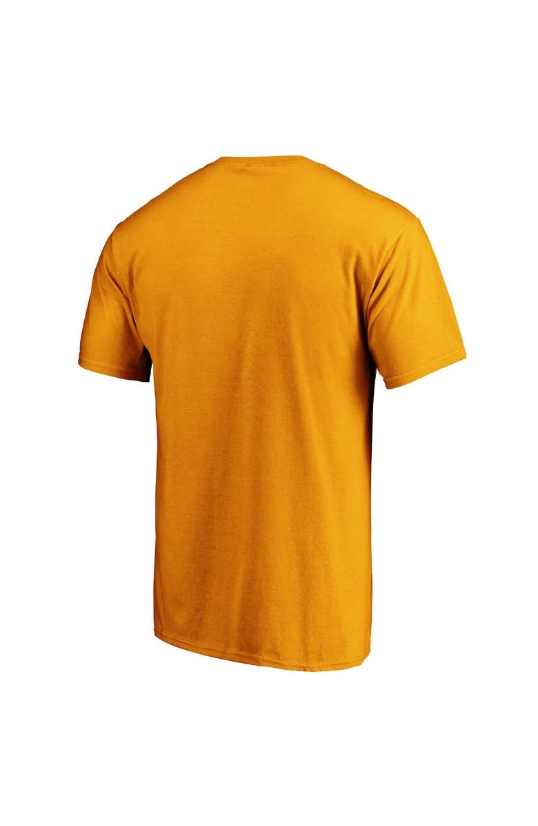 FANATICS Men's Fanatics Branded Gold Green Bay Packers Primary Logo T-Shirt, Alternate, color, 