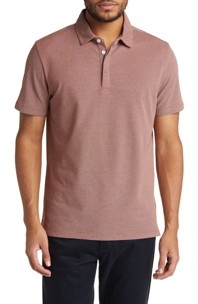 Robert Barakett Ferguson Hidden Placket Polo, Main, color, 