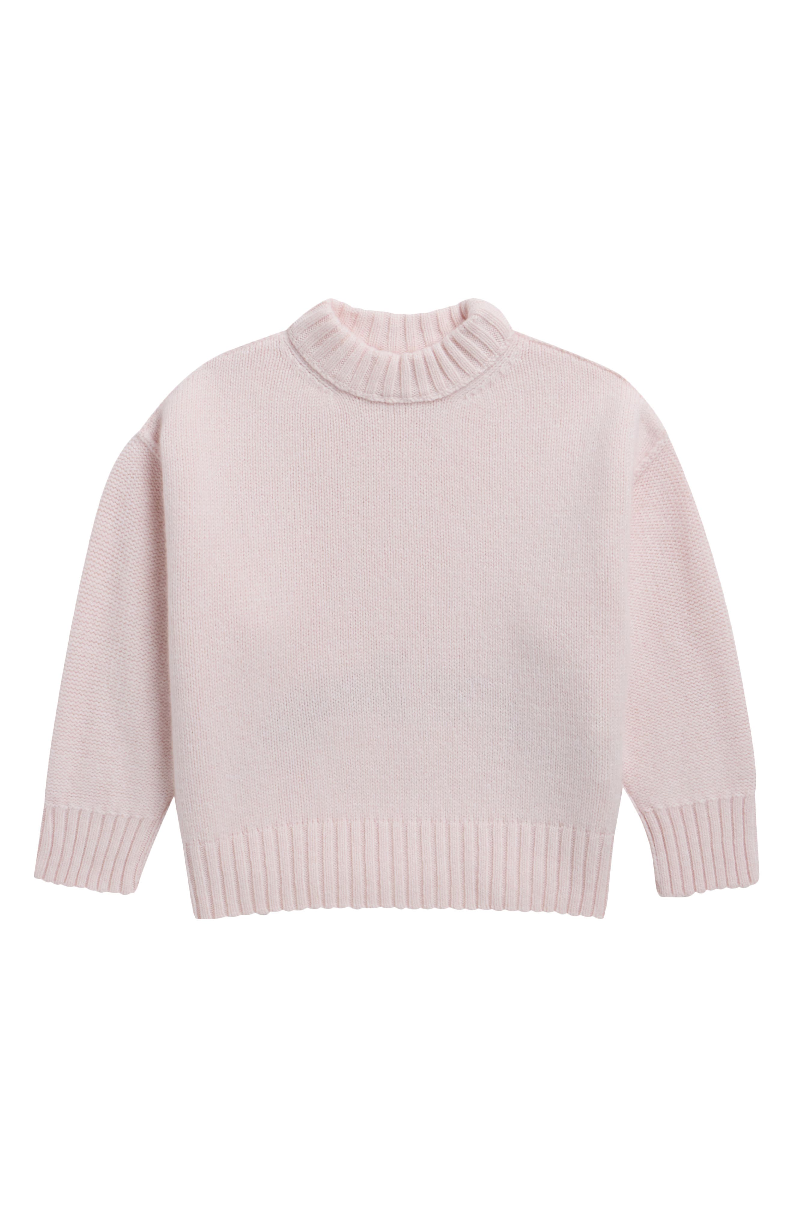 Kids' Curved Logo Knit Sweater