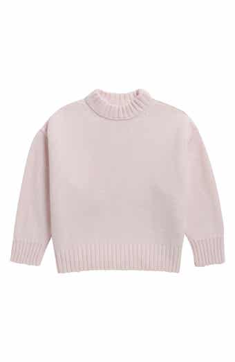 Kids' Curved Logo Knit Sweater